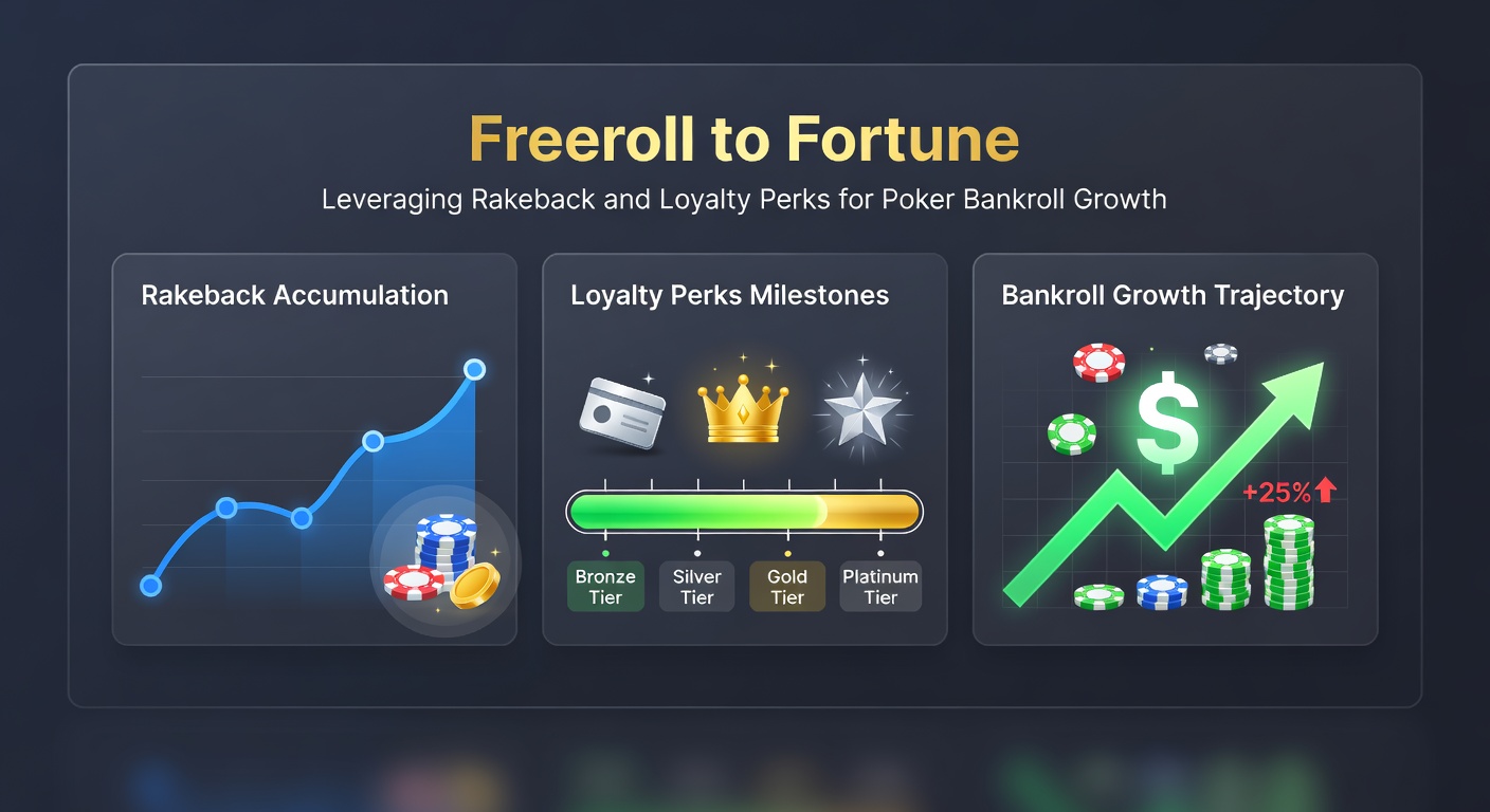 VIP-Loyalty-Tabelle mit Punkten, Rakeback und Bonus-Levels für Poker-Spieler