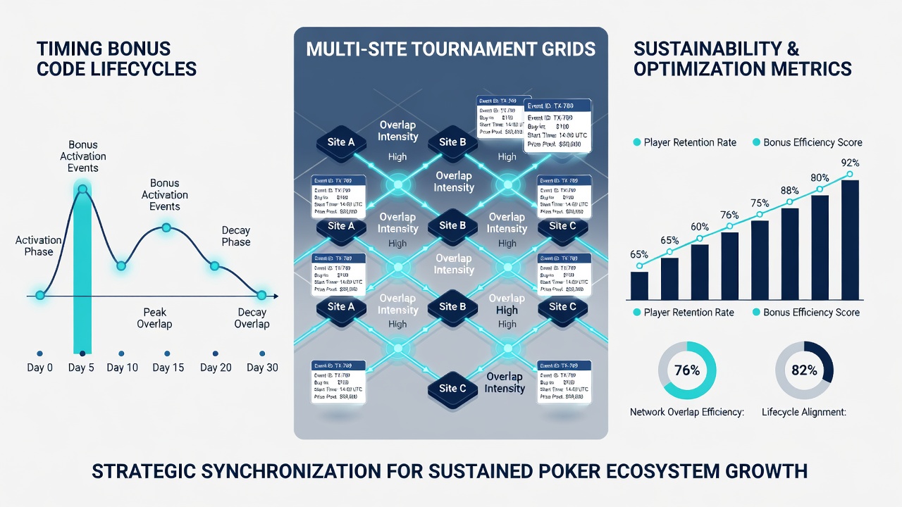 Diagramm zu Multi-Site-Turniergrids und Code-Lebenszyklen