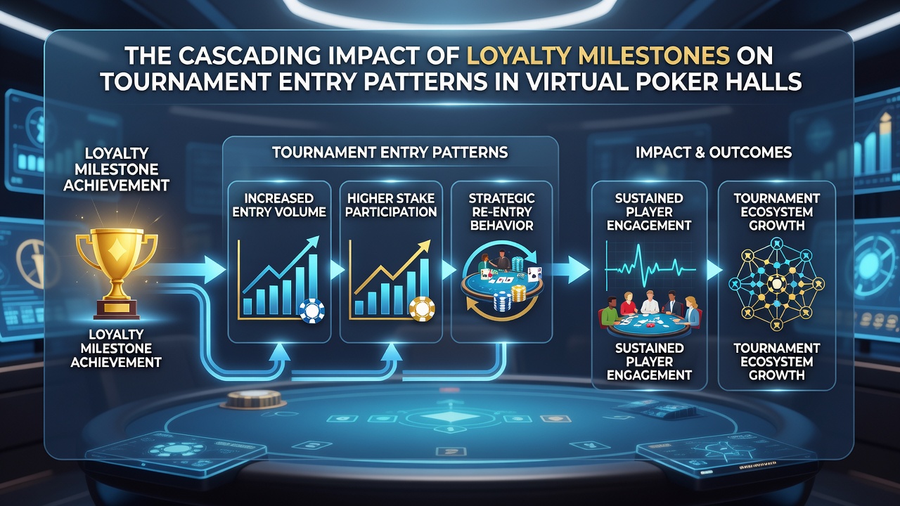 Visualisierung von Eintrittsmustern durch Loyalty-Meilensteine in Poker-Turnieren